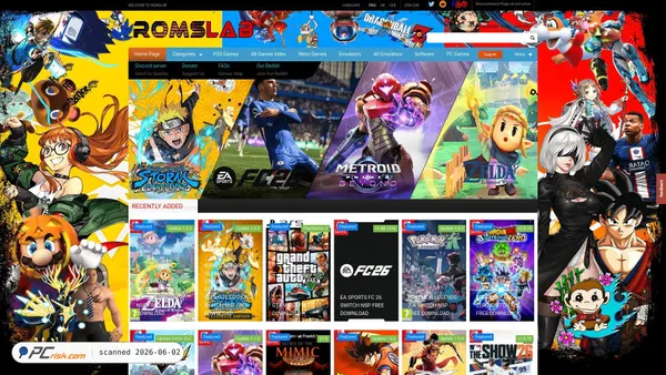 romslab.com screenshot