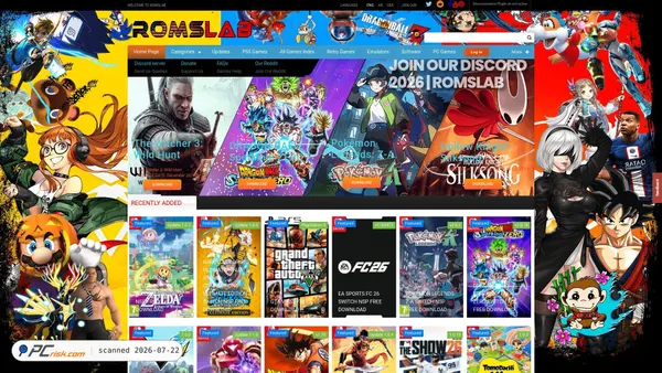 romslab.com screenshot