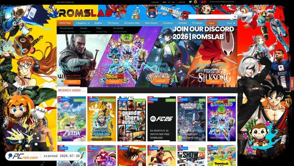 romslab.com screenshot