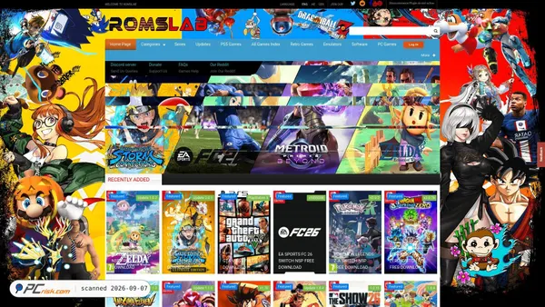 Screenshot van romslab.com