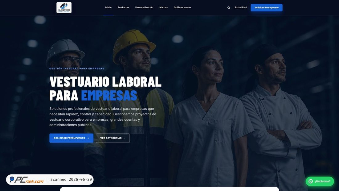 Screenshot of ropalaboralguerrero.es