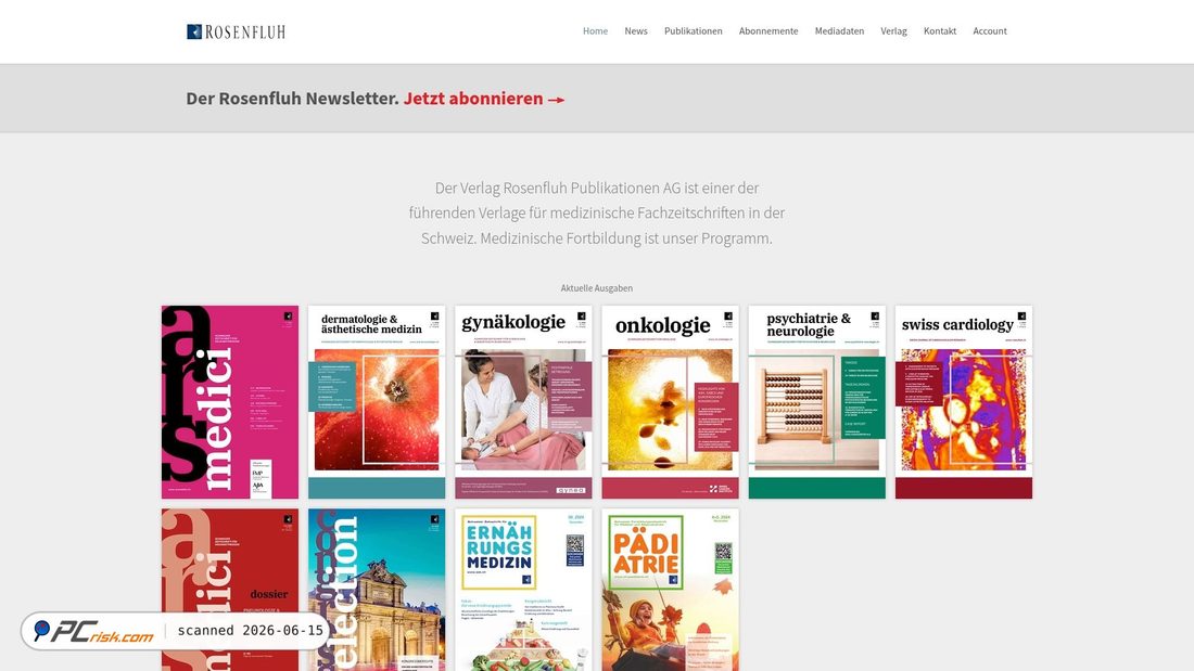 Screenshot of rosenfluh.ch