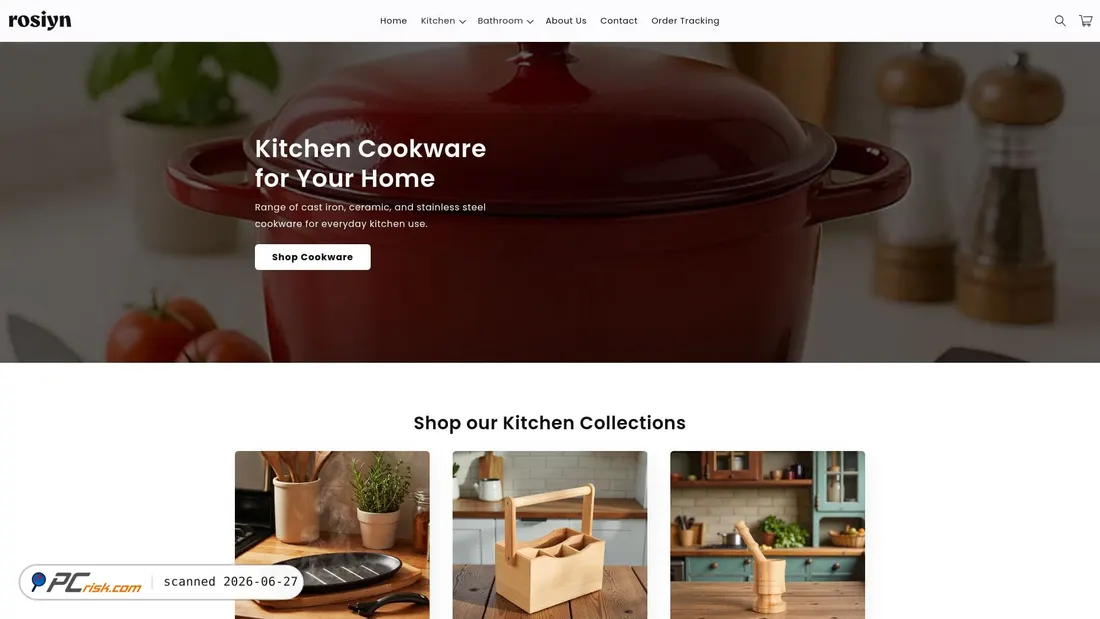 Screenshot of rosiyn.com