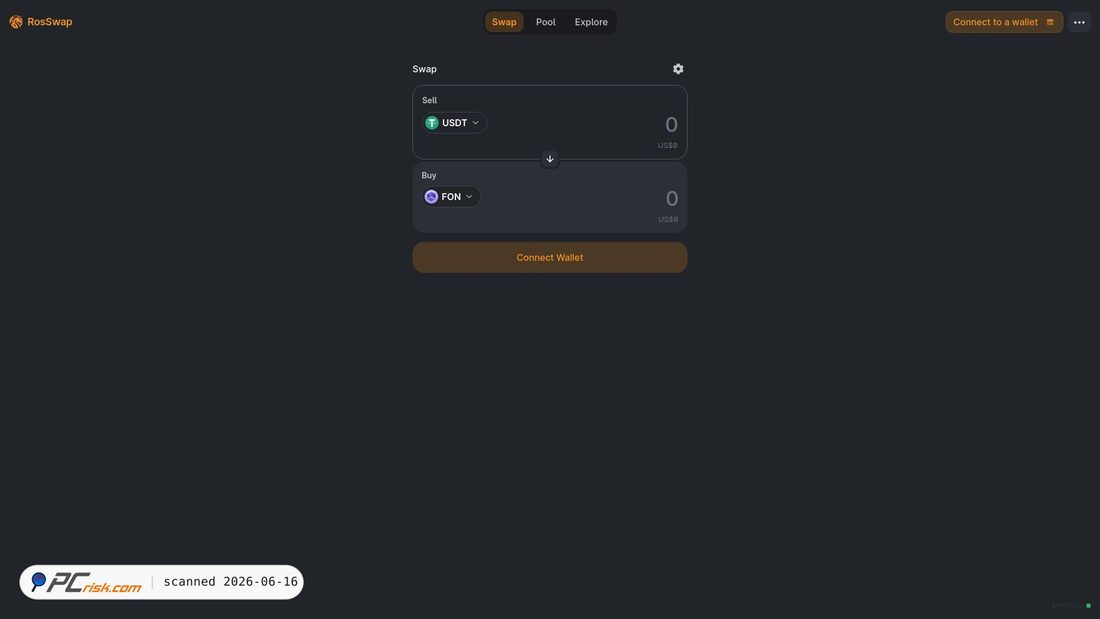 Screenshot di rossswap.com