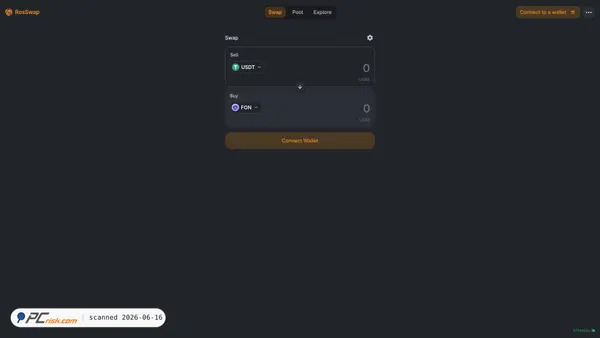 rosswap.xyz screenshot