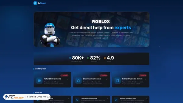roticket.com Screenshot