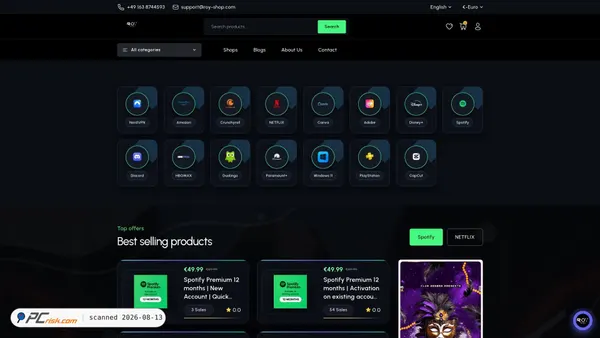 roy-shop.com screenshot