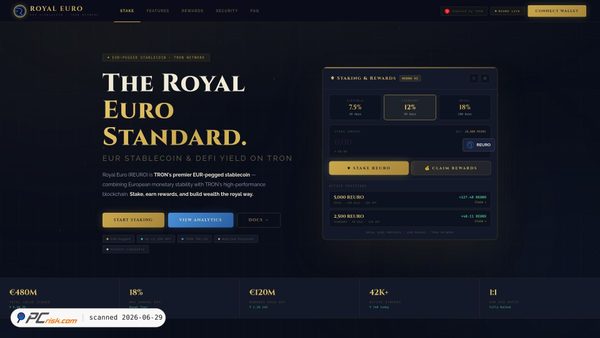 royaleuro.finance screenshot