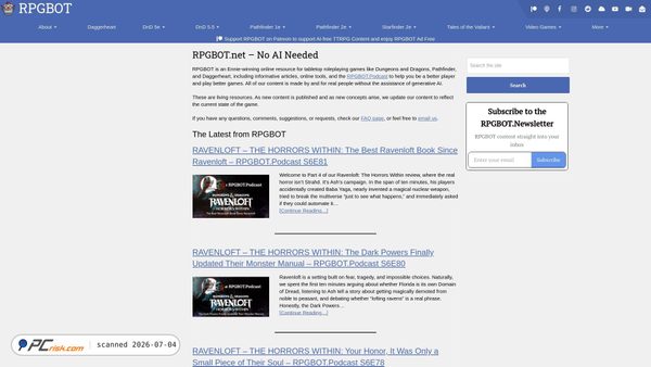 rpgbot.net screenshot