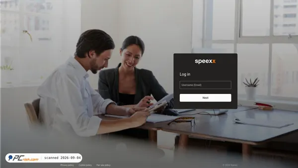 rtc1.speexx.com Screenshot