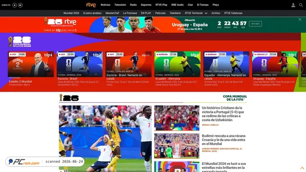 rtve.es screenshot