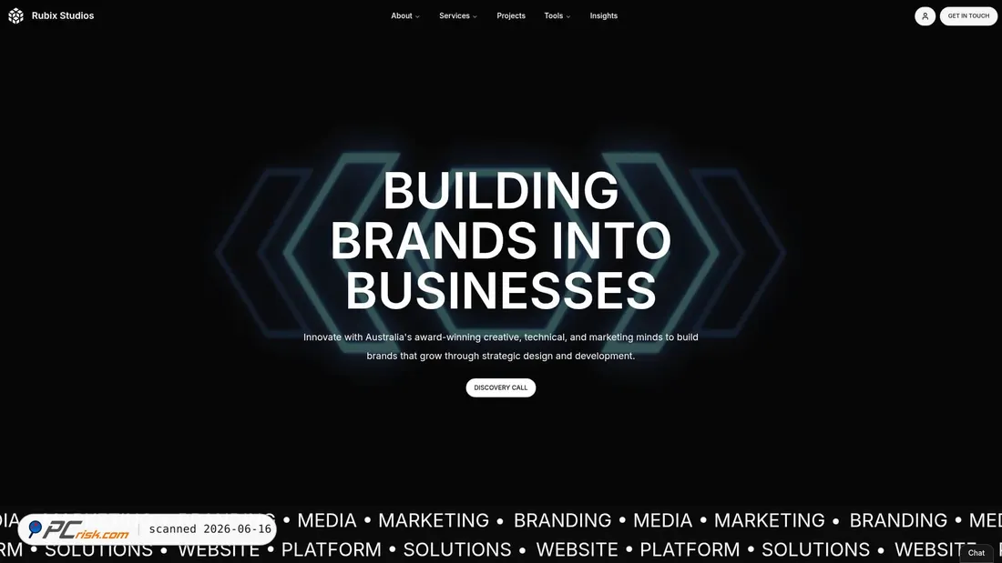 Screenshot of rubixstudios.com.au