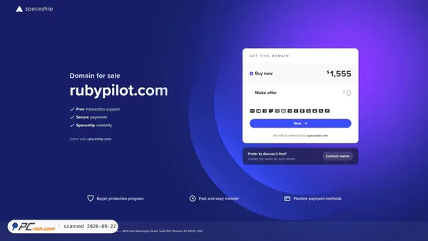 rubypilot.com screenshot