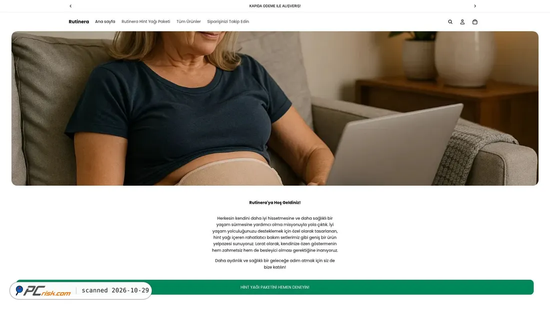 Screenshot of rutinera.com