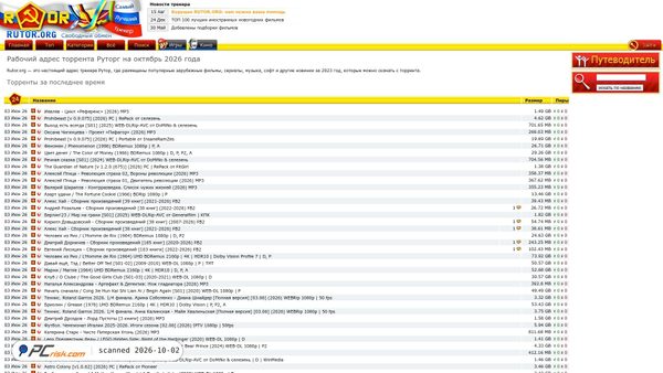 rutor.org screenshot