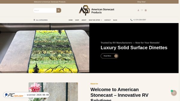 rv-sinks.com screenshot