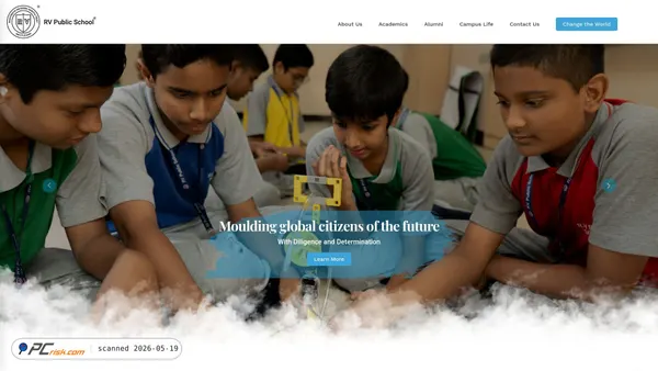 rvps.edu.in screenshot