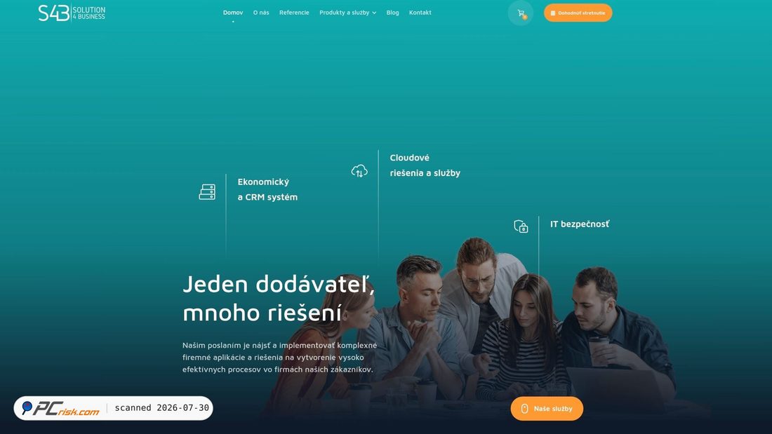 Screenshot of s4b.sk