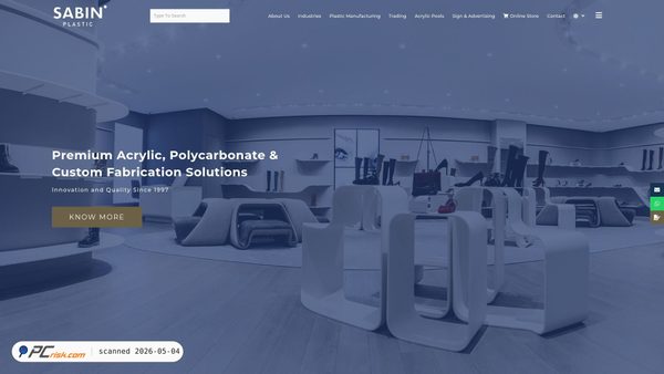 sabinplastic.com screenshot