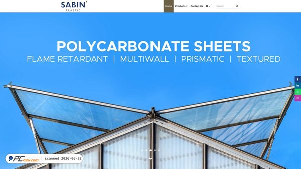 sabinplasticqatar.com screenshot