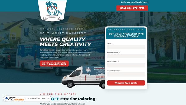 saclassicpaintinglp.com screenshot
