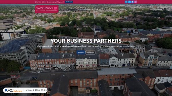 sadofskys.co.uk screenshot