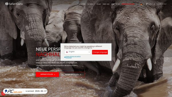 safariguru.de screenshot