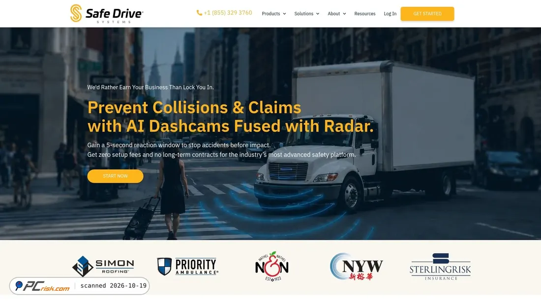 Screenshot di safedrivesystems.com