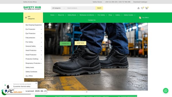 safetyhub.co.ke screenshot