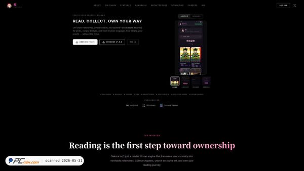 sakuraonseeker.com screenshot