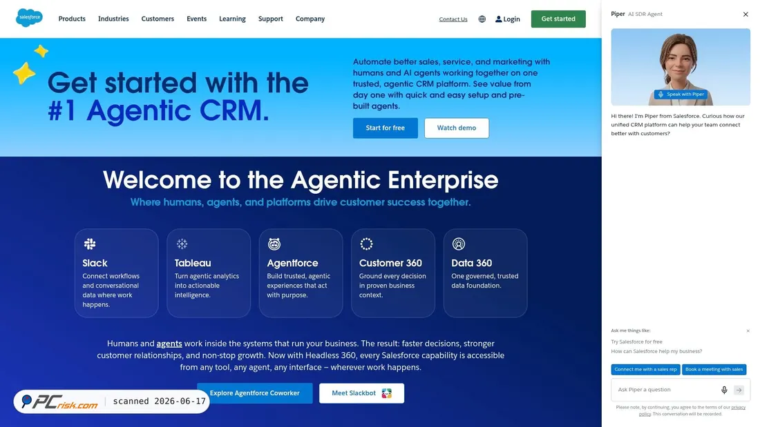 Screenshot di salesforce-scrt.com