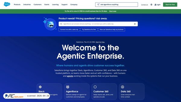 salesforce.com Screenshot