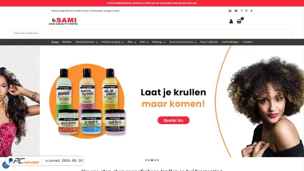 samihair.nl screenshot