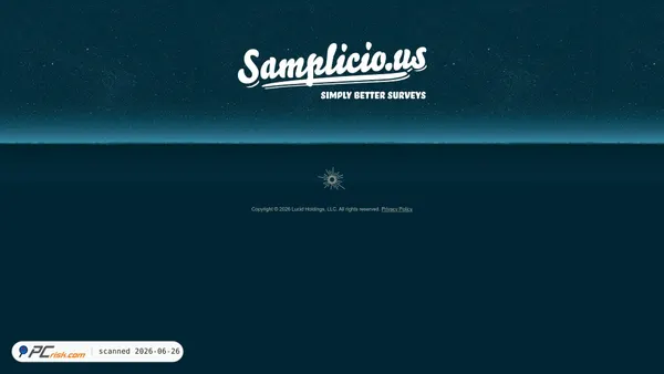 samplicio.us screenshot