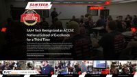 samtech.edu screenshot