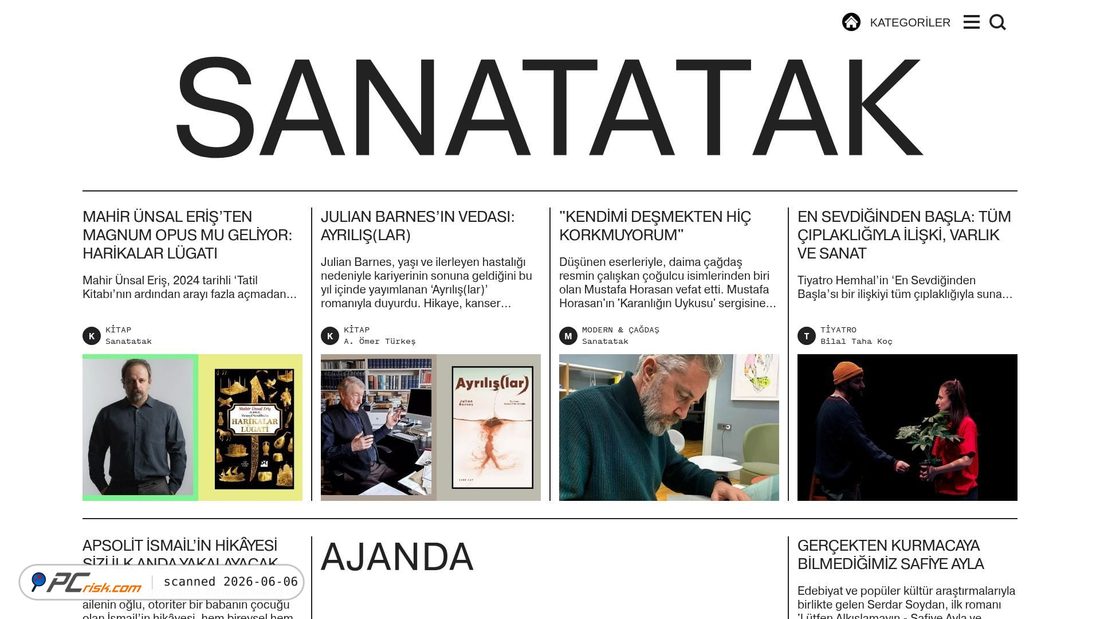 Screenshot van sanatatak.com