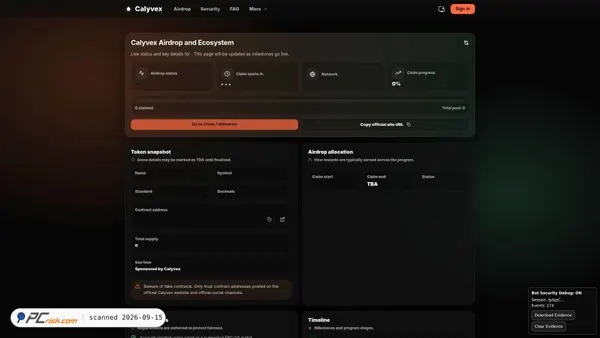 Capture d’écran de sandbox-dao.pages.dev