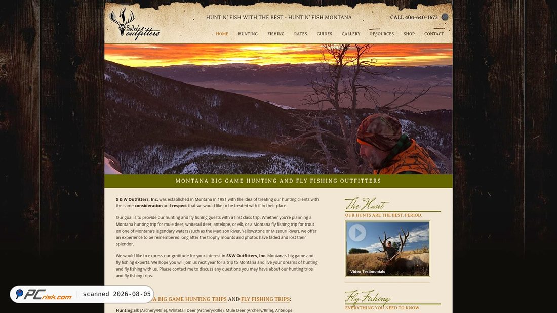 Screenshot of sandwoutfitters.com