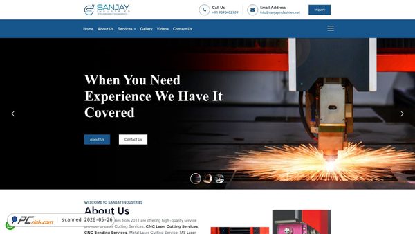 sanjayindustries.net screenshot