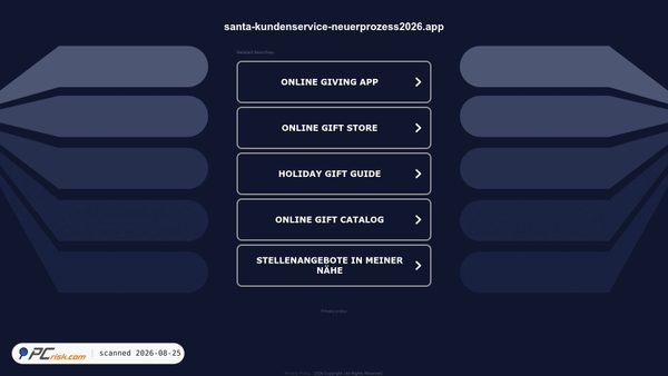 santa-kundenservice-neuerprozess2026.app screenshot