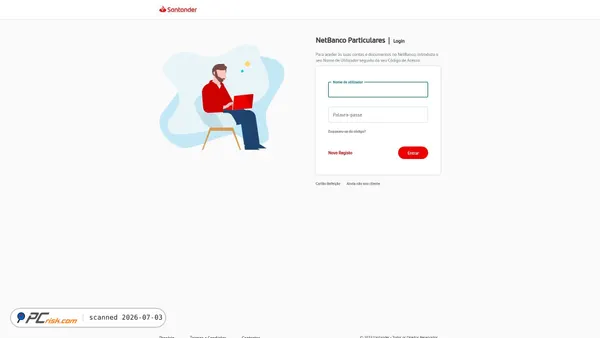santander-portugal.com screenshot