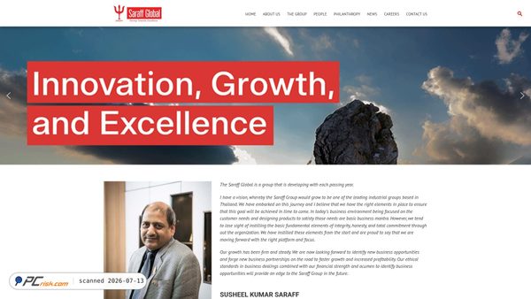 saraffglobal.com screenshot