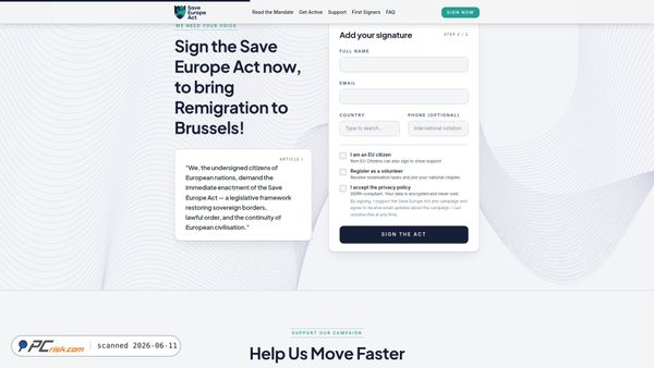 save-europe-act.com screenshot