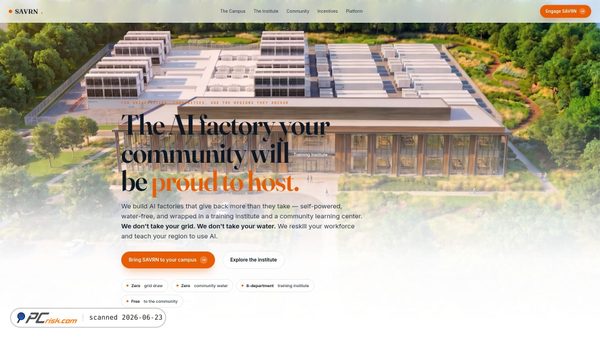 savrnplatform.com screenshot