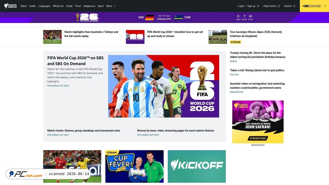 Screenshot di sbs.com.au