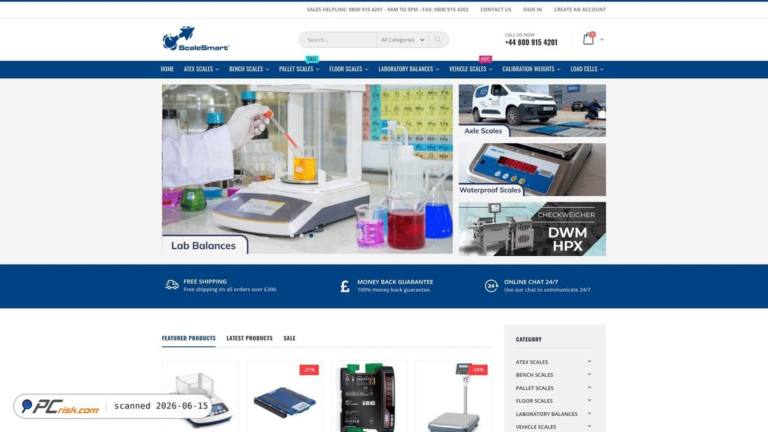 Screenshot di scalesmart.com