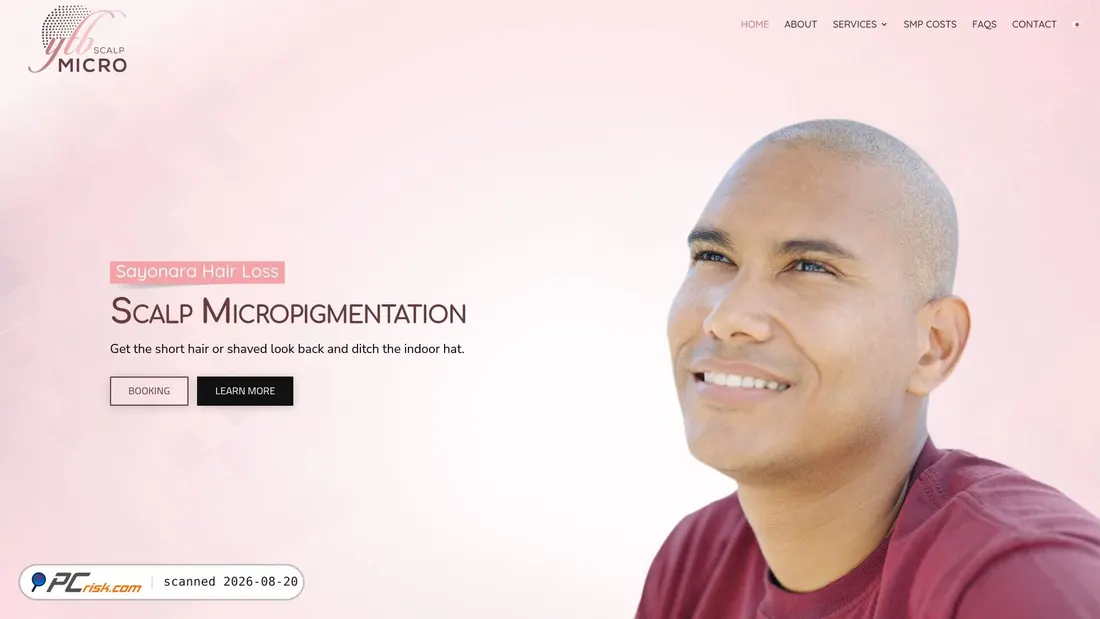 Screenshot of scalpmicroytb.com.au