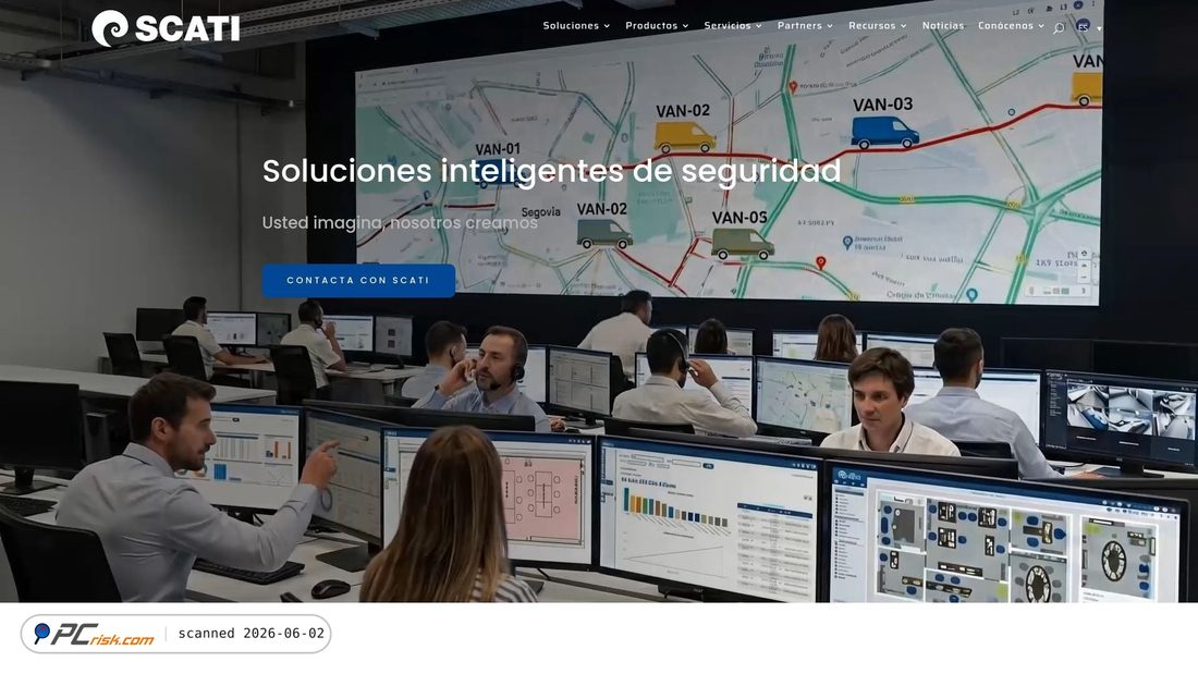 Screenshot von scati.com
