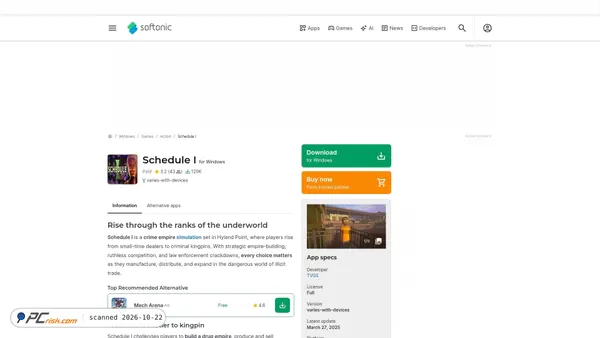 Screenshot di schedule-1.en.softonic.com