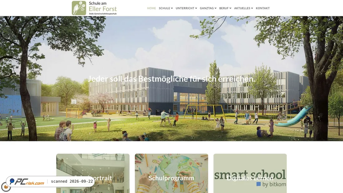 Captura de pantalla de schule-am-eller-forst.de
